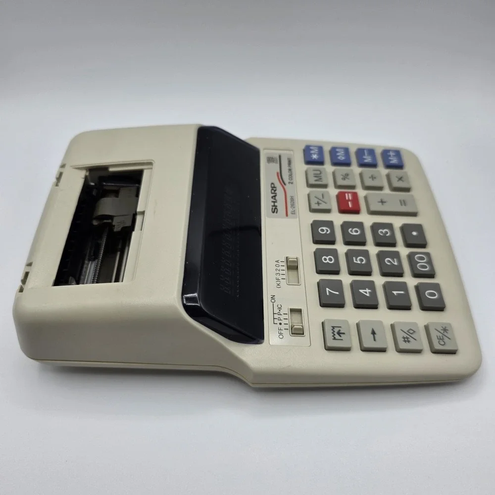 Sharp EL-2626hH 12 Digit Print/Display Calculator Vintage Calculator NO CORD